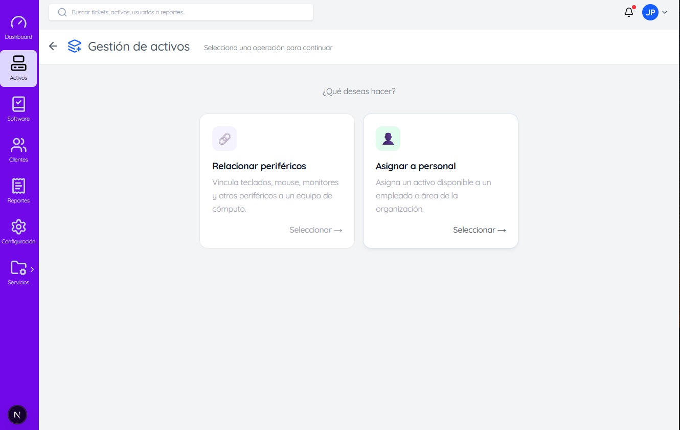 SITI dashboard showing integrated system interface with asset management and process control features